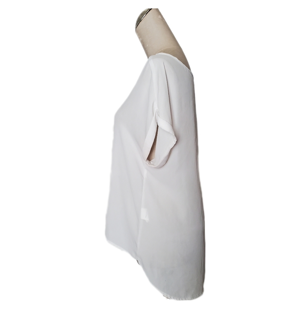 SHEIN Women's White Blouse Sz S - Picture 2 of 7